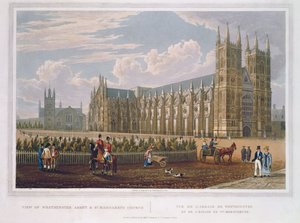 Udsigt over Westminster Abbey og St. Margaret