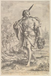 David med Goliats hoved, 1680-1743.