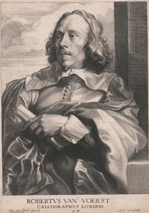 Robert van Voerst, gravør i London