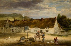 De tre halve måner, Rothbury, 1887 af Robinson Elliott