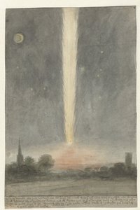 Halestjerne over Beverwijk, 1680 af Rochus van Veen (attributed to)