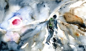 Figur i abstrakt lys af RodMacIver
