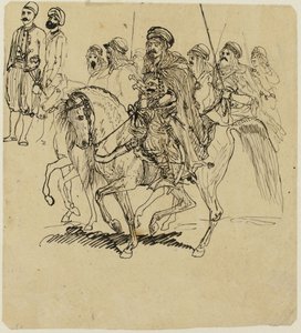 Arabiske ryttere af Rodolphe Bresdin