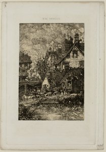 Entering a Village, fra Revue Fantaisiste af Rodolphe Bresdin