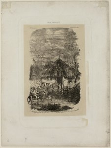 Farm Cottage, fra Revue Fantaisiste af Rodolphe Bresdin
