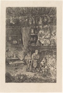 flamsk interiør af Rodolphe Bresdin