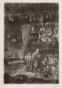 Flamsk interiør, 1856-66.