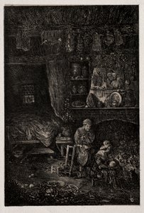 Flamsk interiør, 1856.
