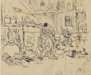 Misery at Homedani af Rodolphe Bresdin
