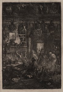Moldavisk interiør af Rodolphe Bresdin