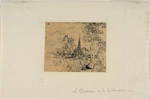 Slottet og katedralen af Rodolphe Bresdin