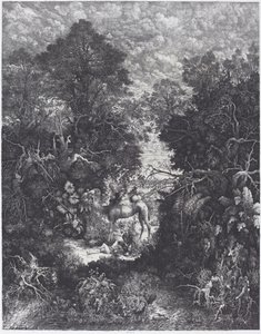 Den barmhjertige samaritaner af Rodolphe Bresdin