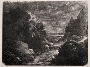 Bjergstrømmen af Rodolphe Bresdin