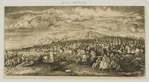 Den romerske hær, fra Revue Fantaisiste af Rodolphe Bresdin