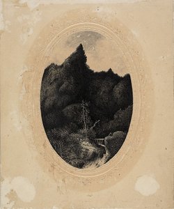 Den rejsende i bjergene af Rodolphe Bresdin