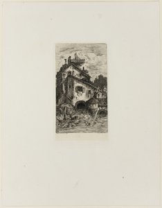 Vandmølle af Rodolphe Bresdin