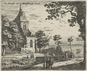 Maarsseveen kirke De Masse og Maarsseveense Kerck (titel på objekt) Landskaber i provinserne Holland og Utrecht (serietitel)