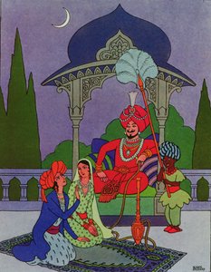 Så begyndte Scheherazade sin historie fra 