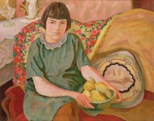 Portræt af Zoum van den Eeckhoudt af Roger Eliot Fry