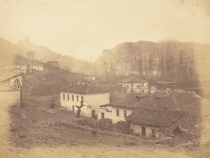 Balaklava, set mod havet. af Roger Fenton