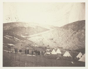 Lejr af 4. Dragoon Guards, nær Karyni af Roger Fenton