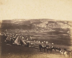 Kavaleriets lejr, Balaklava af Roger Fenton