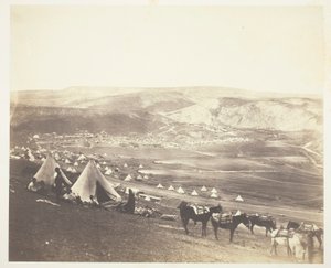 Kavaleriets lejr, Balaklava af Roger Fenton