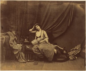Kontemplativ odalisk af Roger Fenton