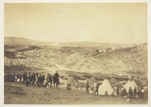 Lejr af hesteartilleri af Roger Fenton