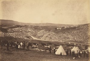 Lejr for det ridende artilleri af Roger Fenton