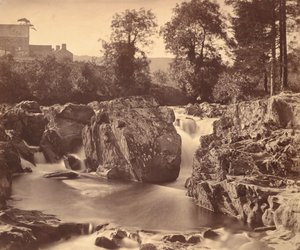 Falls of the Llugwy, ved Pont-y-Pair, 1857. af Roger Fenton