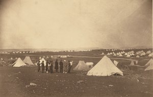 General Bosquets Quarters ser mod Mackenzie Farm. af Roger Fenton