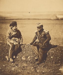 General Cisse og stabsofficer. af Roger Fenton