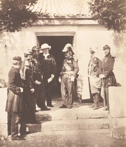 Gruppe i Head Quarters, 1855. af Roger Fenton