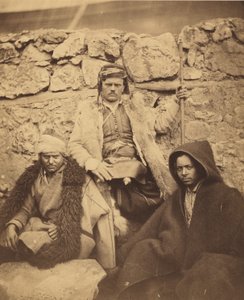 Gruppe af kroatiske høvdinge. af Roger Fenton