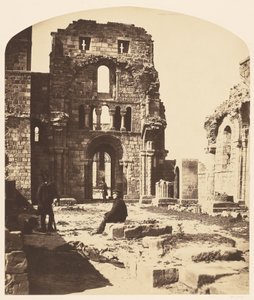 Interiør, Lindisfarne Priory, vestenden af Roger Fenton