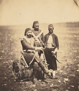 Ismail Pasha og ledsagere af Roger Fenton