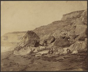 Rocken End (kigger mod vest), Isle of Wight af Roger Fenton