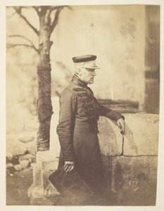 Sir Harry Jones (1791-1866), general; chefingeniør i Sebastopol, fotograferet på stedet, Krim af Roger Fenton
