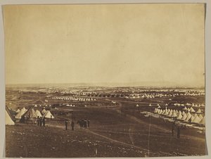Den allierede lejr før Sebastopol af Roger Fenton