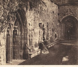 The Cloisters, Tintern Abbey,1854 (foto) af Roger Fenton