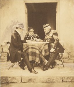 Krigsrådet, der blev afholdt om morgenen ved indtagelsen af Mamelon af Roger Fenton