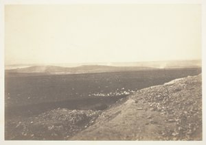 Mamelon og Malakoff, fra mørtelbatteriet af Roger Fenton