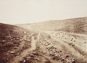 Dødens skyggedal af Roger Fenton