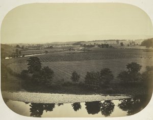 Valley of the Ribble og Pendle Hill, 1859. af Roger Fenton