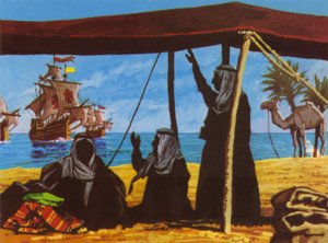Vasco Da Gama (farvelitografi)
