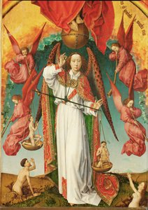 Den sidste doms alter ... (olie på træ) af Rogier van der Weyden