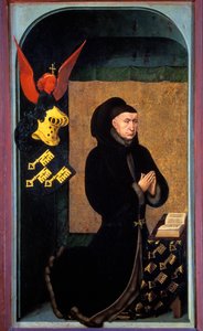 Portræt af Nicolas Rollin (1376-1461) Sunllous fra Bourgogne Ruzil Legon (Rounn Center, Middle Hotel, Middle Hotel Dieuit-Portrait Rollin (1376-1