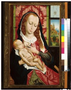Jomfruen og barnet, ca. 1480 af Rogier van der Weyden