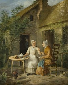 The Village Gossips, ca. 1828 (olie på lærred)